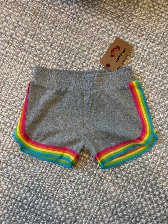 Appaman Other - Appaman Gray Shorts with Rainbow Stripes